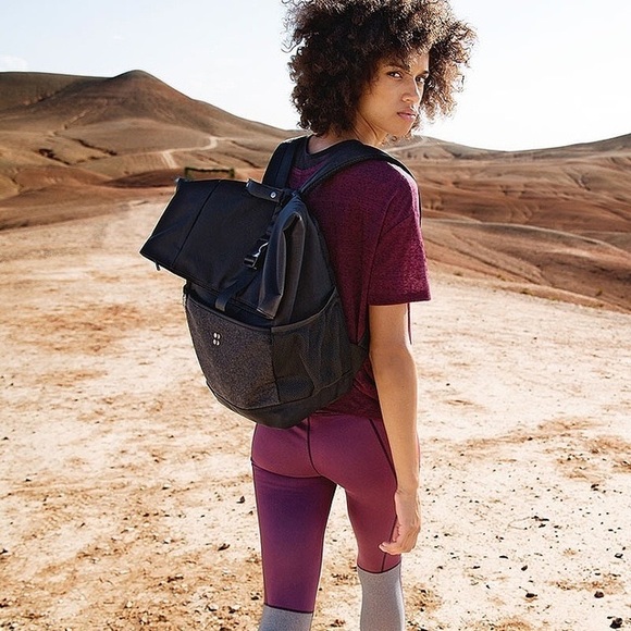 Sweaty Betty Handbags - NWT Sweaty Betty Luxe Roll-top Gym Bag / Backpack